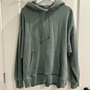 Green TNA boyfriend hoodie